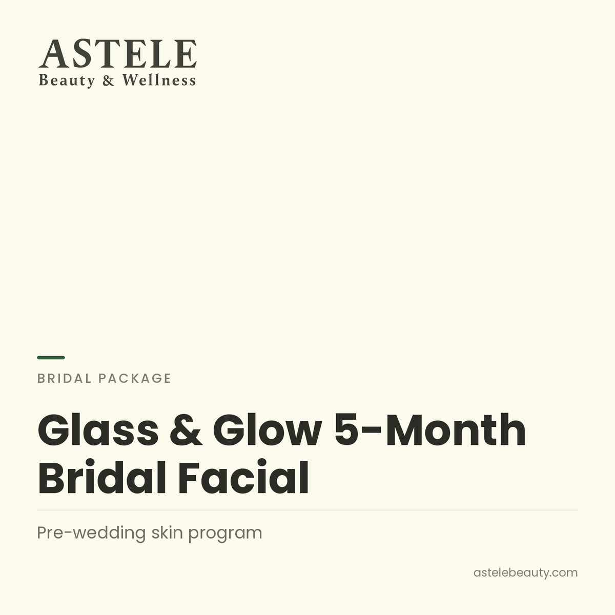 Glass & Glow 5-Month Bridal Facial — Astele Beauty & Wellness