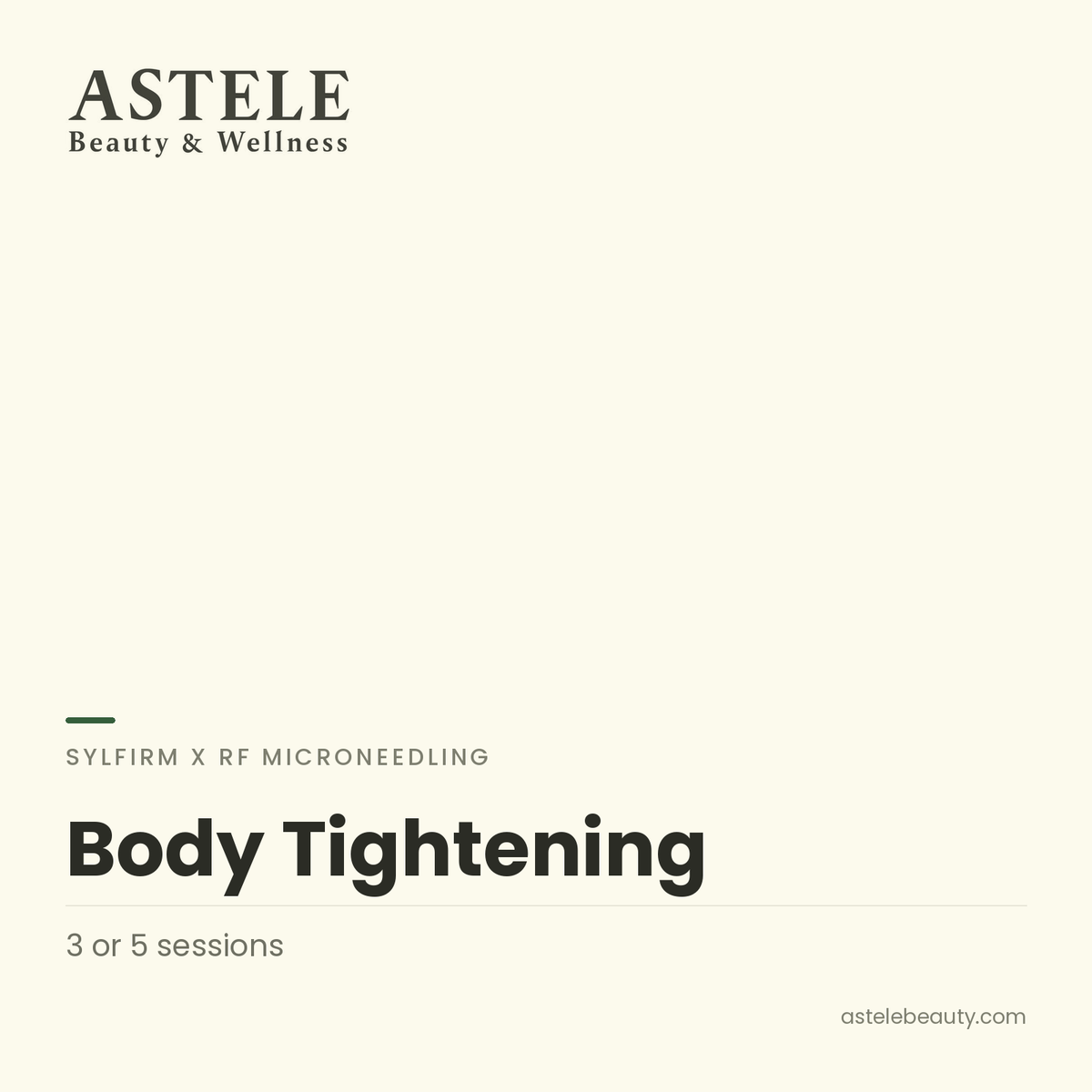 Sylfirm X | Body Tightening — Astele Beauty & Wellness