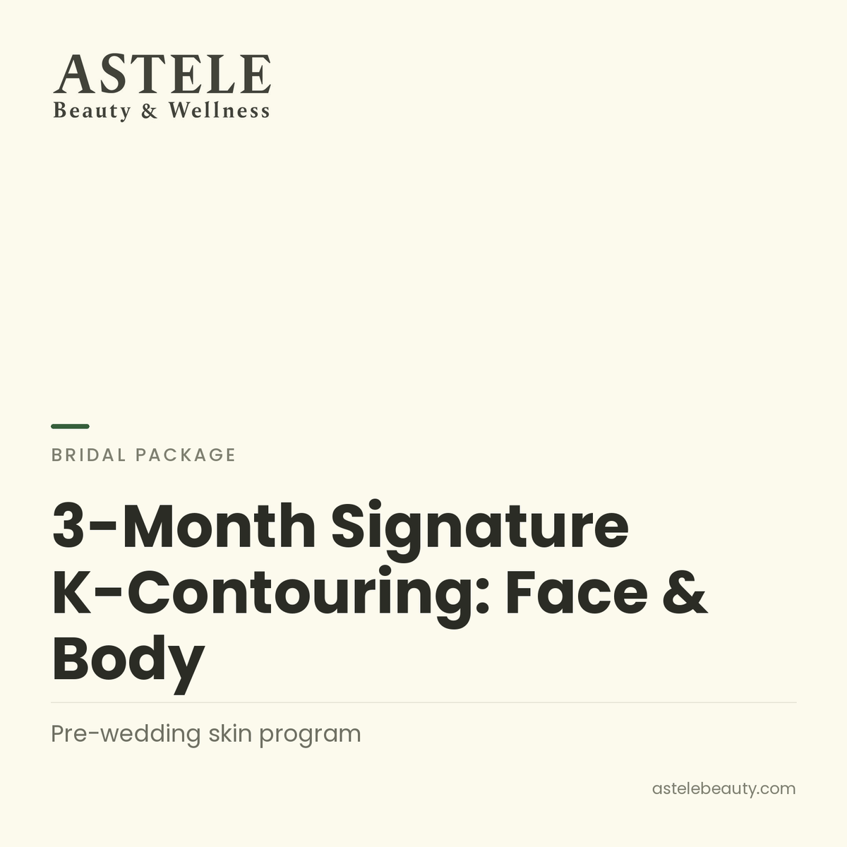 3-Month Signature K-Contouring: Face & Body — Astele Beauty & Wellness